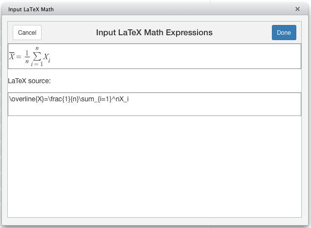 LaTex 수식 입력을 돕기 위한 RStudio 애드인